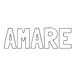 Online Created Coloring Page - AMARE Coloring Page