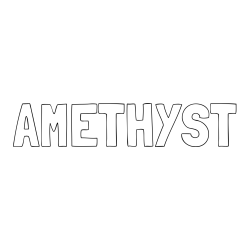 Online Created Coloring Page - AMETHYST Coloring Page