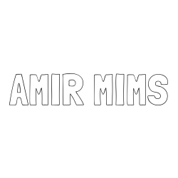 Online Created Coloring Page - AMIR MIMS Coloring Page