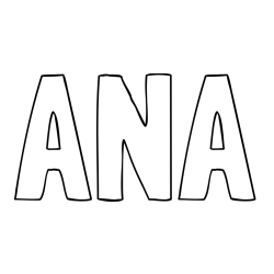 Online Created Coloring Page - ANA Coloring Page