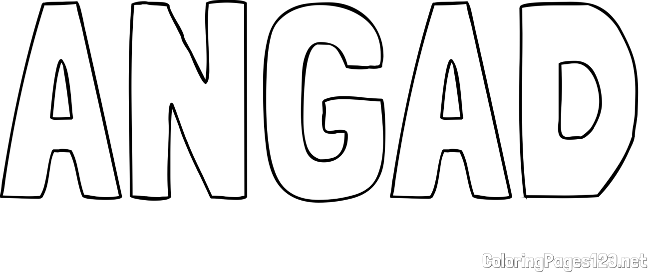 ANGAD Coloring Page