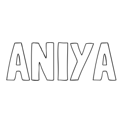 Online Created Coloring Page - ANIYA Coloring Page