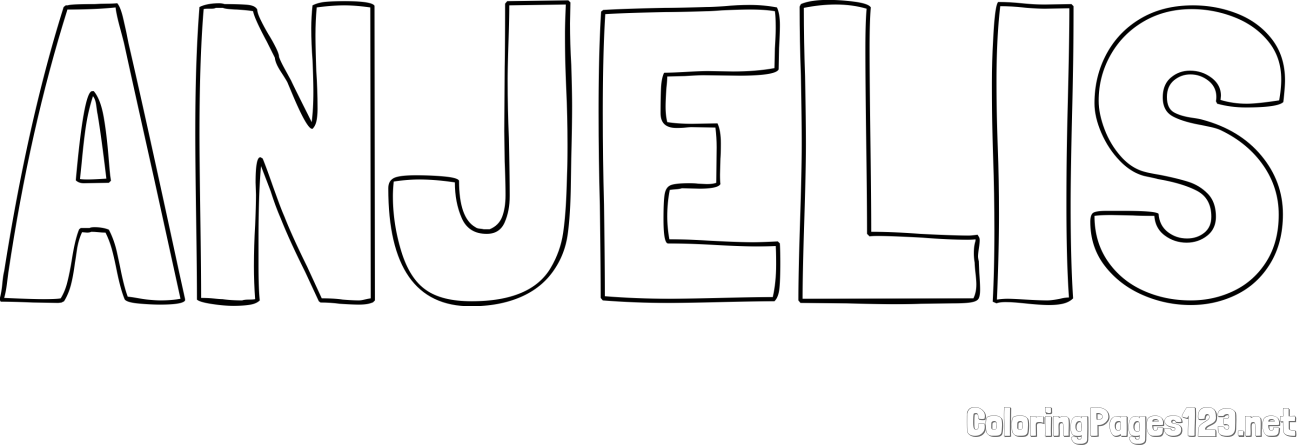 ANJELIS Coloring Page