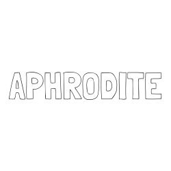 Online Created Coloring Page - APHRODITE Coloring Page