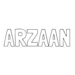 Online Created Coloring Page - ARZAAN Coloring Page