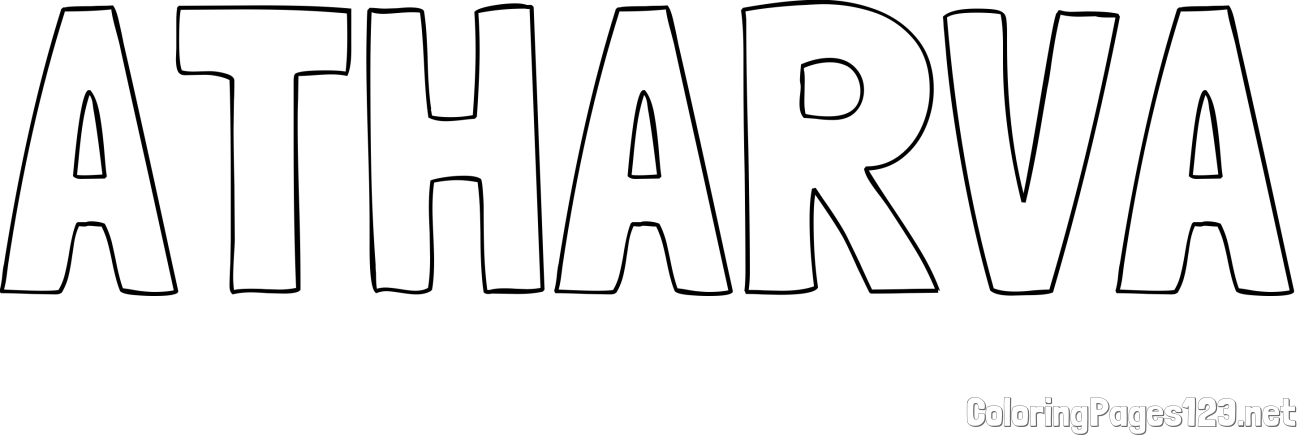ATHARVA Coloring Page