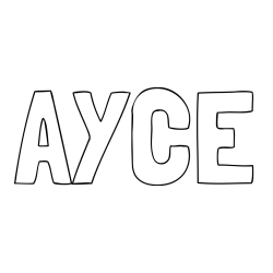 Online Created Coloring Page - AYCE Coloring Page