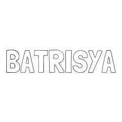 BATRISYA Coloring Page
