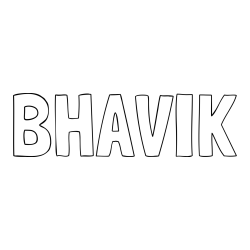 Online Created Coloring Page - BHAVIK Coloring Page