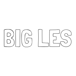 Online Created Coloring Page - BIG LES Coloring Page