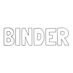Online Created Coloring Page - BINDER Coloring Page