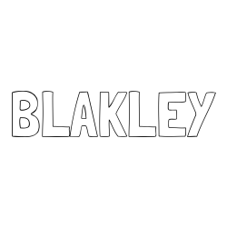 Online Created Coloring Page - BLAKLEY Coloring Page