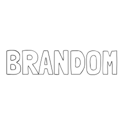 Online Created Coloring Page - BRANDOM Coloring Page