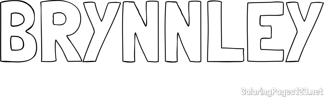 BRYNNLEY Coloring Page