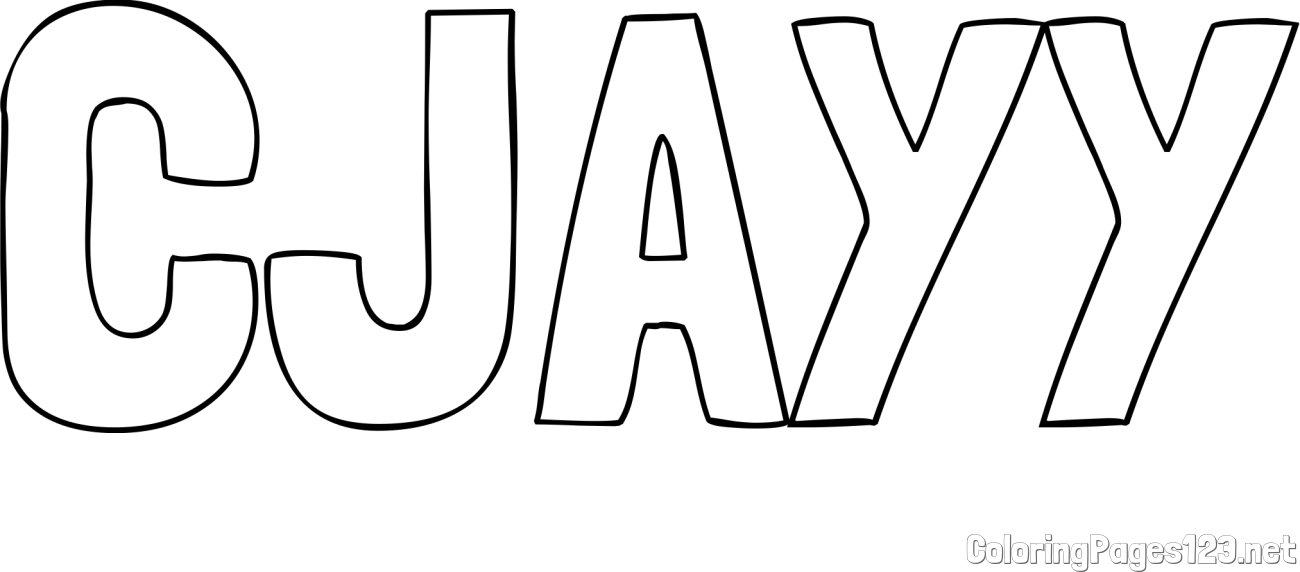 C-JAYY Coloring Page