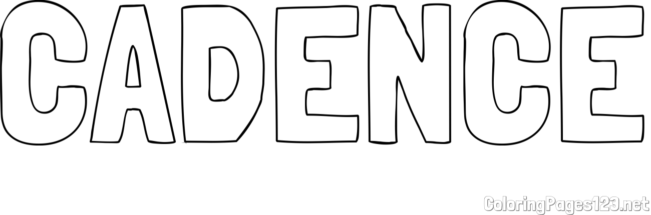 CADENCE Coloring Page