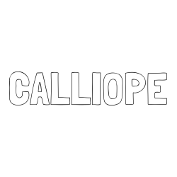 Online Created Coloring Page - CALLIOPE Coloring Page