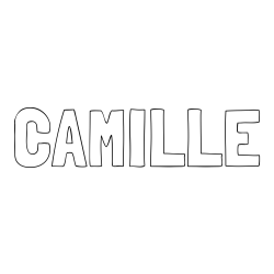 Online Created Coloring Page - CAMILLE Coloring Page