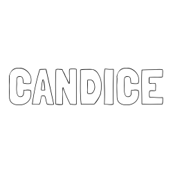 Online Created Coloring Page - CANDICE Coloring Page