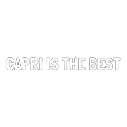 Online Created Coloring Page - CAPRI IS THE BEST Coloring Page