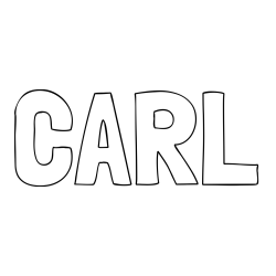 CARL Coloring Page