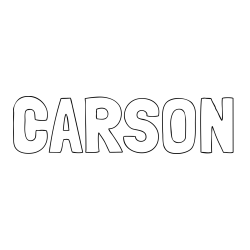 CARSON Coloring Page
