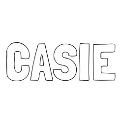 Online Created Coloring Page - CASIE Coloring Page