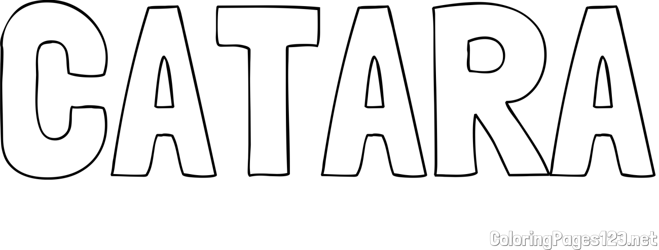 CATARA Coloring Page