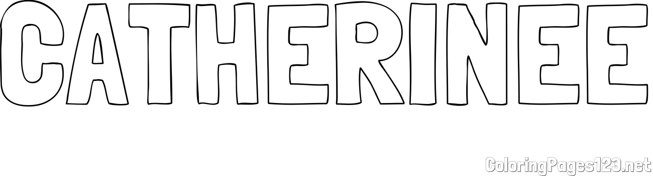 CATHERINEE Coloring Page