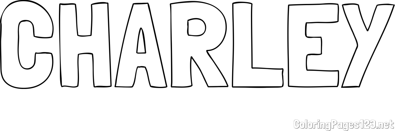 CHARLEY Coloring Page