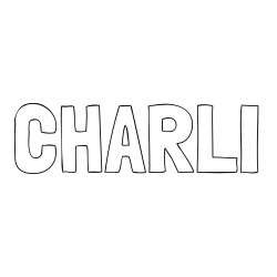 CHARLI Coloring Page