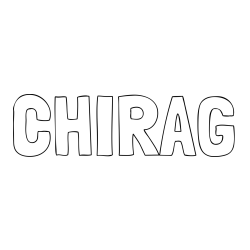 Online Created Coloring Page - CHIRAG Coloring Page