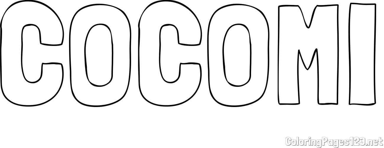 COCOMI Coloring Page