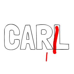 Pobarvana pobarvanka - CARL Coloring Page