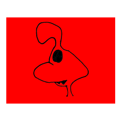 Pobarvana pobarvanka - Confused Alien Coloring Page for Kids