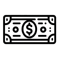 Coloring Page of a Dollar Bill