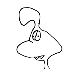 Confused Alien Coloring Page for Kids