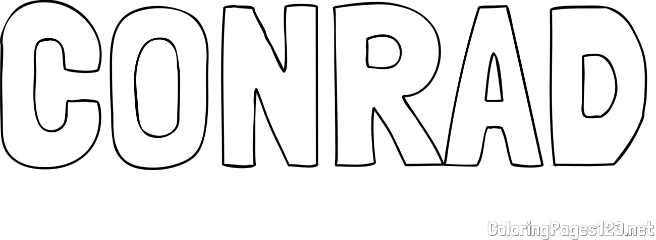CONRAD Coloring Page