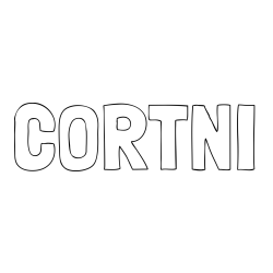 Online Created Coloring Page - CORTNI Coloring Page
