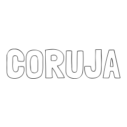 CORUJA Coloring Page