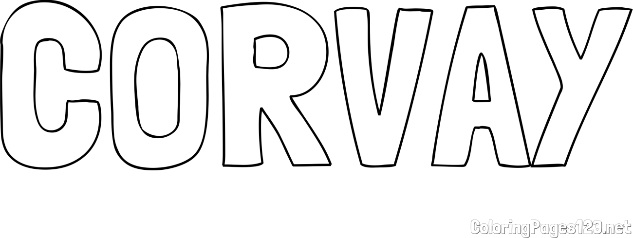 CORVAY Coloring Page