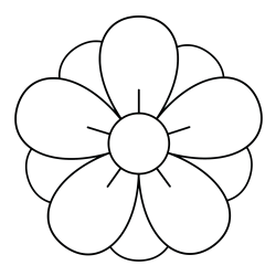 Flower Without Stem Coloring Page