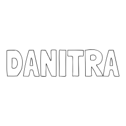 Online Created Coloring Page - DANITRA Coloring Page