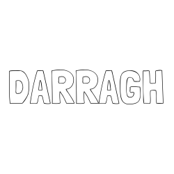 Online Created Coloring Page - DARRAGH Coloring Page