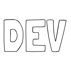 Online Created Coloring Page - DEV Coloring Page