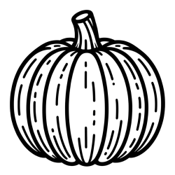 Easy Pumpkin Coloring