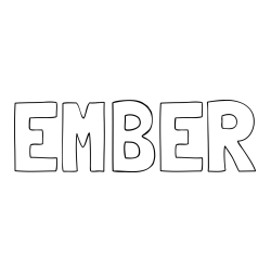 Online Created Coloring Page - EMBER Coloring Page