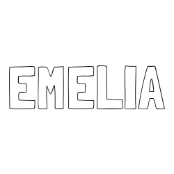 Online Created Coloring Page - EMELIA Coloring Page