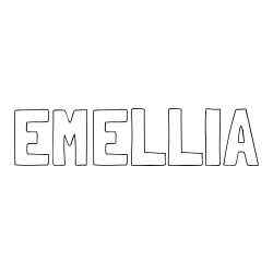 Online Created Coloring Page - EMELLIA Coloring Page