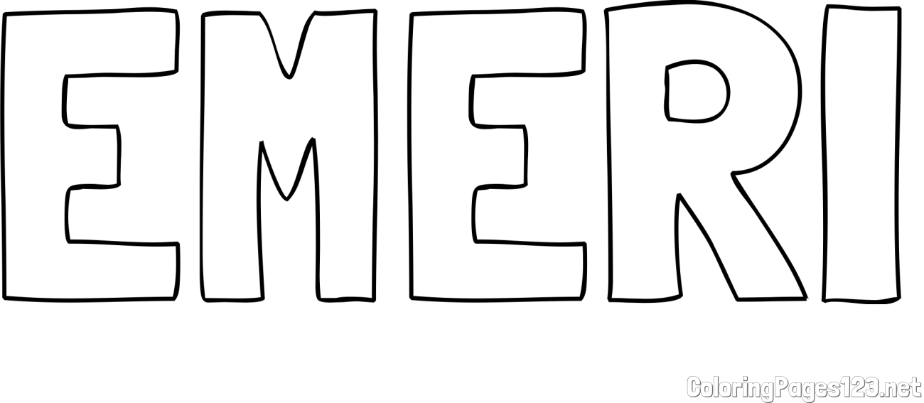 EMERI Coloring Page